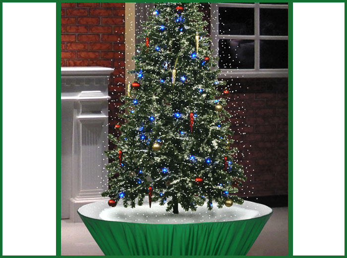 Snowing Christmas Tree - Green - 2010 - 2011